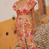 Olivia™ | Vestido largo colorido