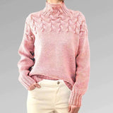 Babette™ | Acogedor jersey de punto con cuello alto