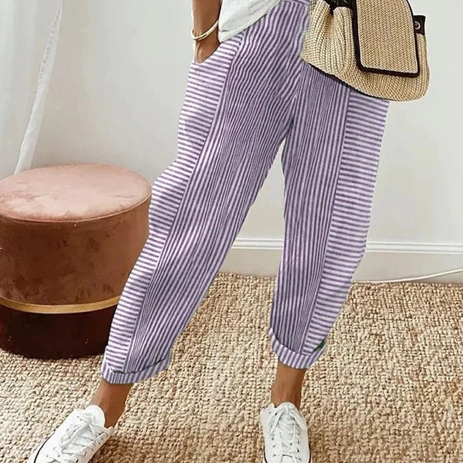 Lore - Pantalones a rayas