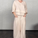 VALENTINA | Conjunto de 2 piezas con corte relajado y estilo minimalista