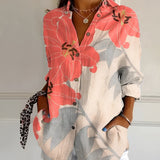 Roxanne - Blusa floral en algodón ligero