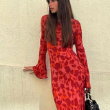 Vestido Suzette™ Delicado y Rojo