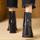 Claudia | Botines de Lujo con Tacón Medio para Mujer