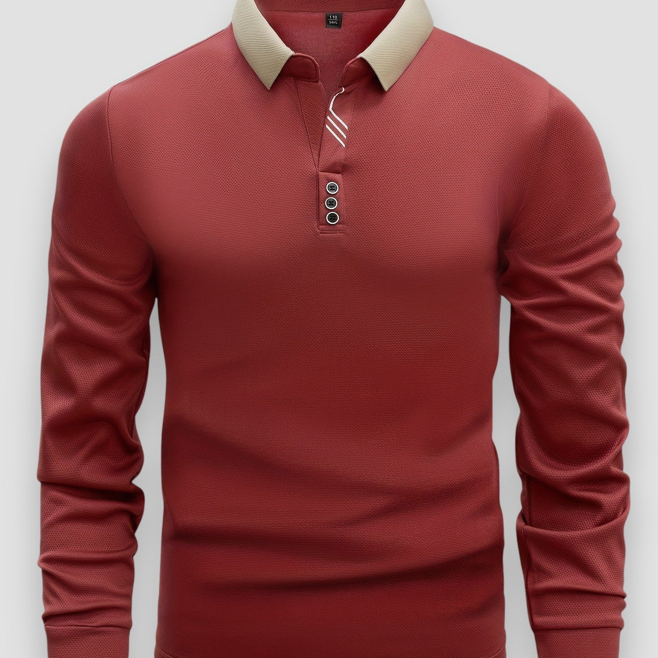 MONACO | POLO DE MANGAS LARGAS PARA HOMBRE