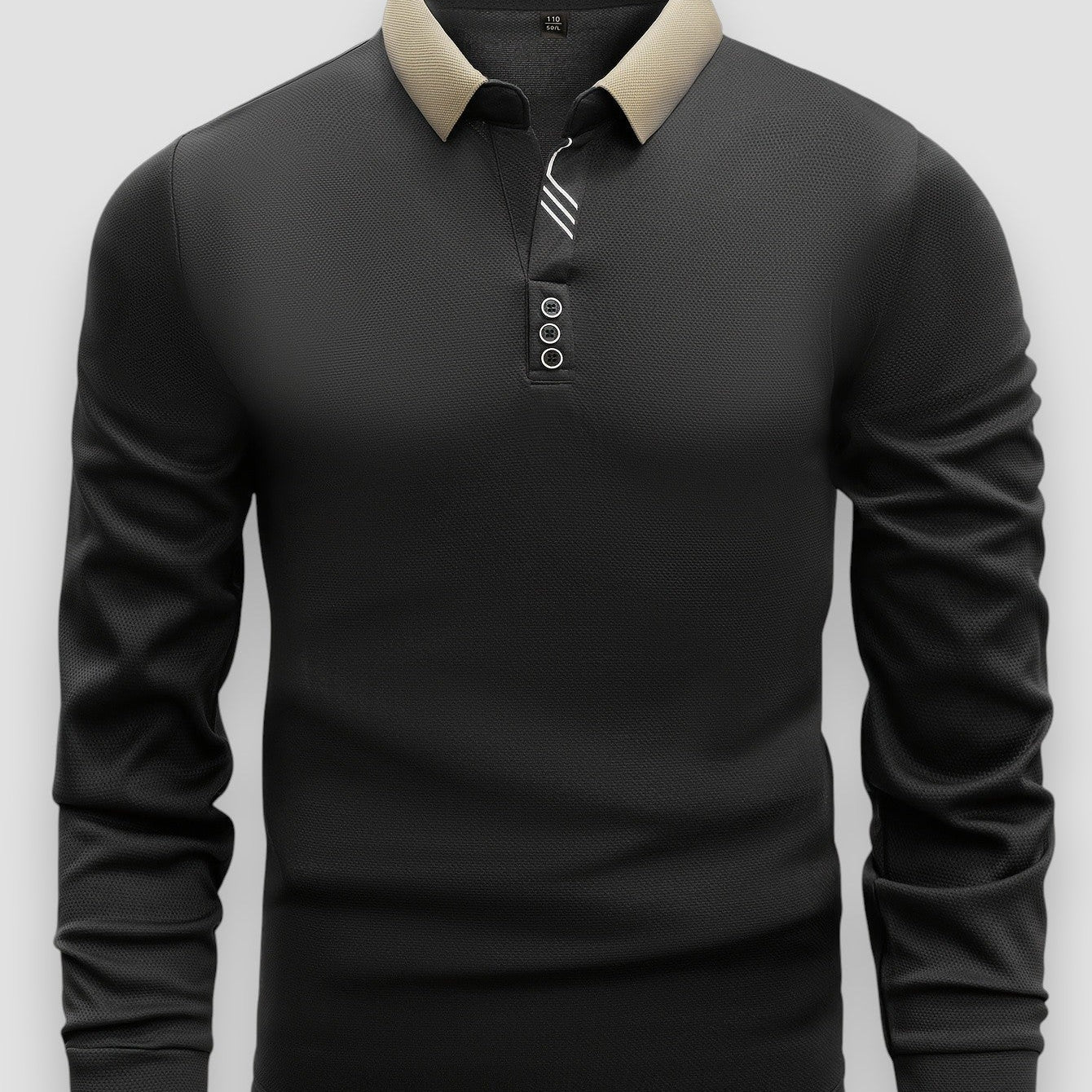 MONACO | POLO DE MANGAS LARGAS PARA HOMBRE